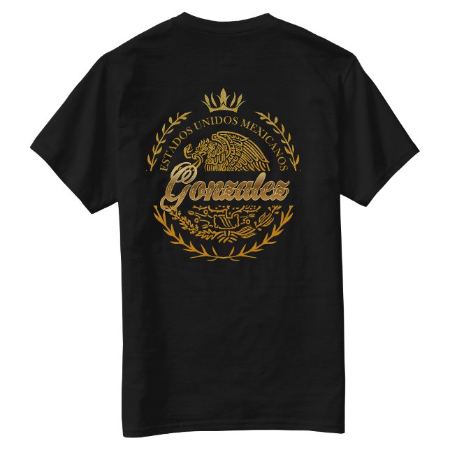 T-shirt avec le nom de famille Gonzalez au dos (Gonzalez Last Name Back hit T-shirt)