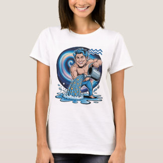 T-shirt avec le signe du zodiaque Aquarius