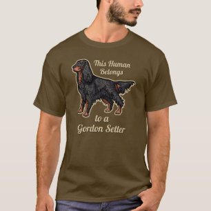 T-shirt avec l'illustration Gordon Setter
