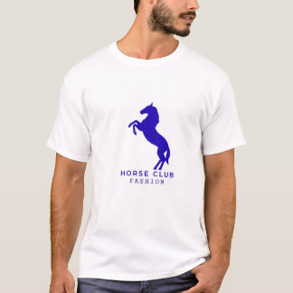 T-Shirt avec logo de cheval cabré élégant