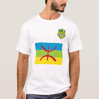 T-shirt avec logo JSKabylie et drapeau berbère