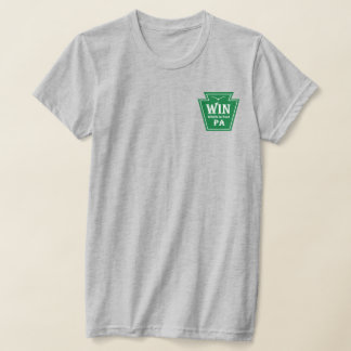T-shirt avec logo WIN pour femmes (avec options de