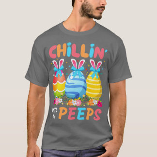 T-shirt Avec Mes Peeps Drôle Lapin De Pâques