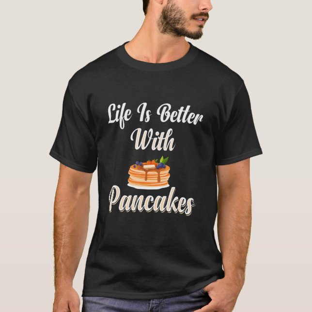 T-shirt Avec Pancakes Pancake Maker Hommes Frère Femme (Devant)