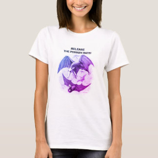 T-shirt avec photo en couleur femme Possum Bats
