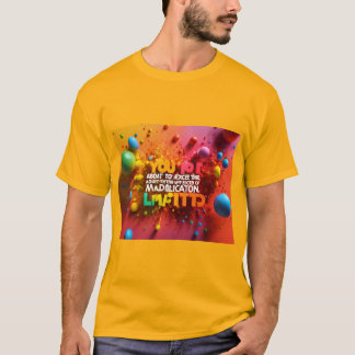 T-shirt avec photos colorées