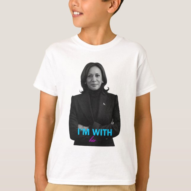 T-shirt Avec Son Vote Kamala Pour Le Président Kamala-har  (Devant)