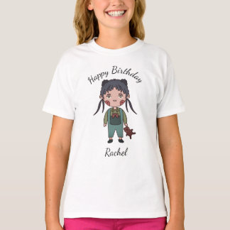 T-shirt avec texte Joyeux Anniversaire