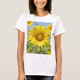 T-shirt avec tournesol