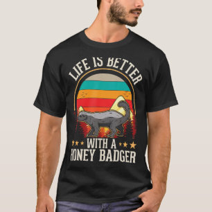 T-shirt avec un Badger de miel