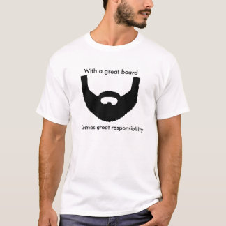 T-shirt Avec une grande barbe (T) des hommes