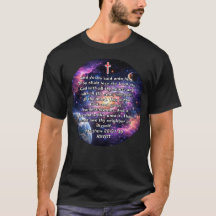 T-Shirt avec verset biblique sur les deux grands c