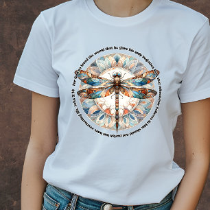 T-shirt avec verset biblique   T-shirt John 3:16 D