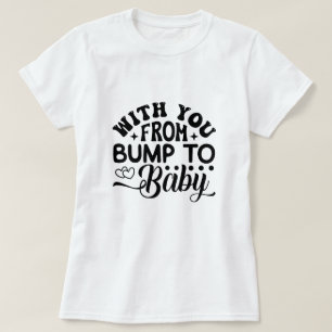 T-shirt Avec vous de bosse à bébé travail et livraison