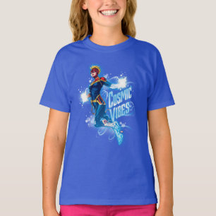 T-shirt Avengers Captain Marvel Blue Cosmic Vibes