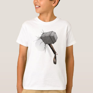 T-shirt Avengers Classiques Le Marteau de Thor Frappa