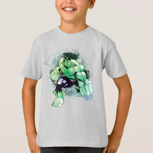 T-shirt Avengers Hulk Aquarelle Graphique