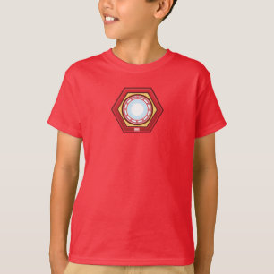 T-shirt Avengers Iron Man Réacteur ARC Lumineux