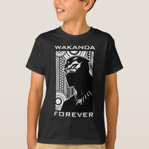 T-shirt Avengers   Profil Tribal de Black Panther
