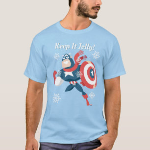 T-shirt Avengers Saisonniers   Captain America