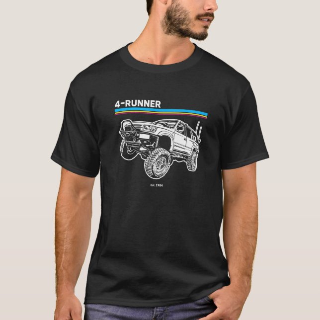 T-shirt Aventure 101 Retro 4runner (Devant)