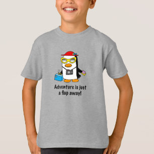 T-shirt Aventure à un battement de l'aile Manchot touriste