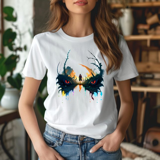 T-shirt Aventure dans l'œil du monstre (Créateur téléchargé)