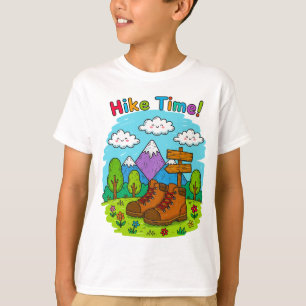T-shirt Aventure de crayon pour enfants Hike Time