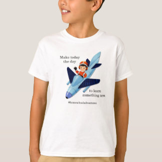 T-shirt Aventure de Homeschool rétrofusée apprenant la