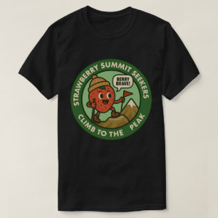 T-shirt Aventure de randonnée courageuse aux fruits rouges