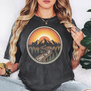 T-shirt Aventure de road trip au coucher du soleil sur une