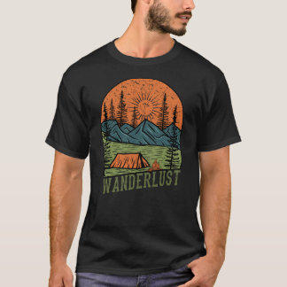 T-shirt Aventure en montagne de Wanderlust