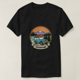 T-Shirt Aventure Explorateur de Montagne Sauvage