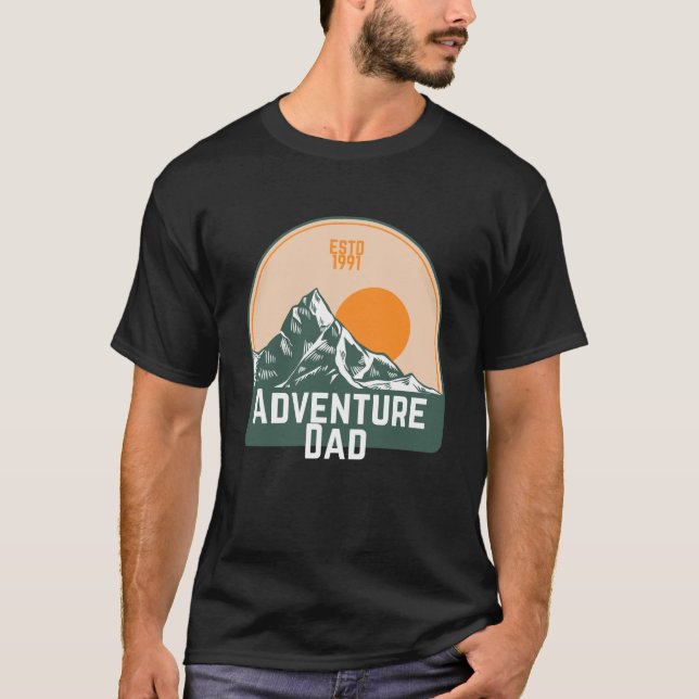 T-shirt Aventure papa (Devant)