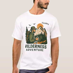 T-shirt Aventure personnalisée dans les parcs d'Amérique