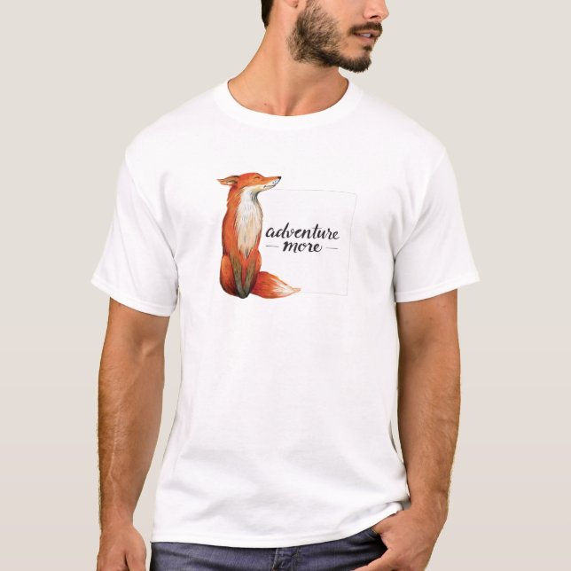 T-shirt aventure plus renard (Devant)