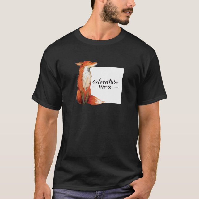 T-shirt aventure plus renard (Devant)