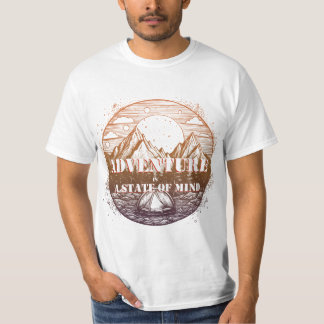 T-shirt Aventure Randonnée, Aventure est un état d'esprit