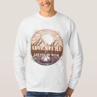 T-shirt Aventure Randonnée, Aventure est un état d'esprit