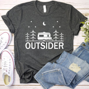 T-shirt Aventure touristique minimaliste de l'extérieur