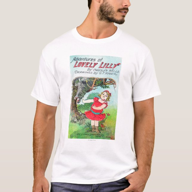 T-shirt Aventures de beau Lilly par des puits et Kaber (Devant)