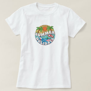 T-shirt Aventures de vacances, Vacances d'été