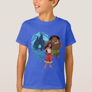 T-shirt Aventures Moana & Maui en Océanie