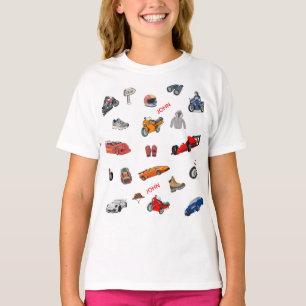 T-shirt Aventurier et Passionné de Course Autocollant