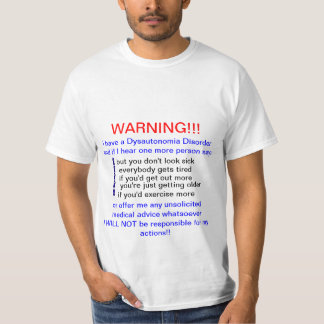 T-shirt Avertissement