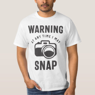 T-shirt Avertissement - À Tout Moment Je Peux M'Accrocher