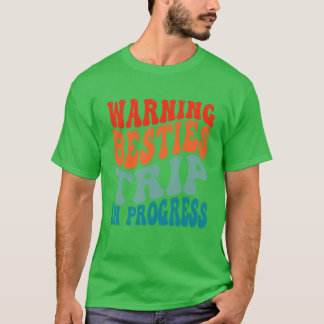 T-shirt Avertissement Bestiesrip en cours Bestiesrip Corre