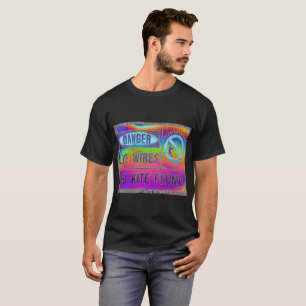 T-shirt Avertissement coloré