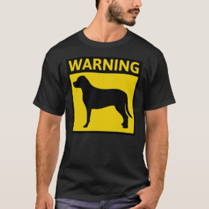 T-shirt Avertissement de chien du Labrador Retriever
