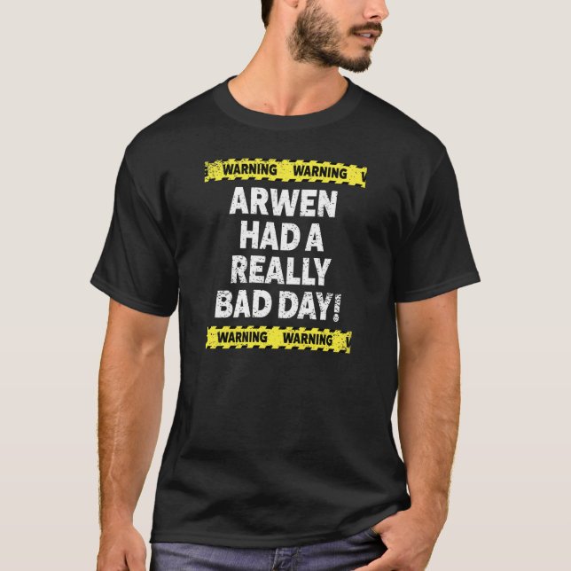 T-shirt Avertissement Des Femmes Arwen A Eu Un Vraiment Ma (Devant)